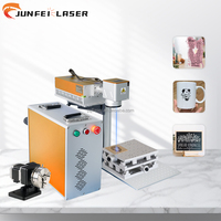 Máquina de Grabado Láser UV JUNFEI 355nm 5W/10W con Cabezal de Escaneo Galvo para Marcado Profundo en Cuero, Acrílico, Plástico, Vidrio y PCB