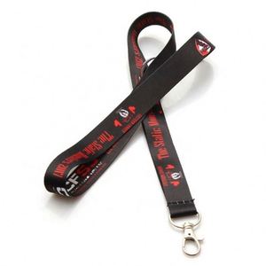 Wholesale Custom <b>Polyester</b> Keychain <b>Lanyards</b> with Offset and Silk Screen Printing Options Promotional Option for Logo - Product Image 3