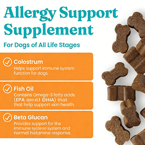 Suplemento para Alergias de <span class=keywords><strong>Perros</strong></span> y Gatos OEM/ODM, Alivia Alergias Estacionales, Refuerza la Inmunidad, Absorción Rápida, Alivio Saludable del Picor, Calma la Piel - Product Image 2