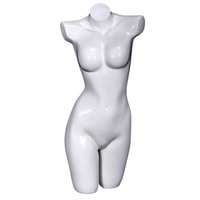 Koreanischer Stil Damenbekleidungsgeschäft Displayständer Halbkörper-Schaufensterpuppen aus FRP-Material Modell SM3 für Bekleidungsgeschäfte und Brautkleider