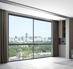 Resistente a huracanes, inclinación, giro, aleación de aluminio, ventanas, puertas, <span class=keywords><strong>mosquitera</strong></span> de fibra de vidrio, marco de madera plegable, insonorizado, hecho en China - Product Image 5