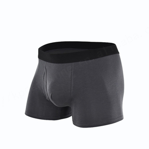 Hot Selling <b>Custom</b> Men's Briefs 95% Cotton 5% Comfortable Breathable Sporty Sweat Absorbing <b>Boxer</b> Brief - Product Image 4