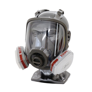 Masque respiratoire complet 15-en-1 certifié CE, compatible avec les filtres à particules pour la peinture, le soudage, le polissage - Product Image 3