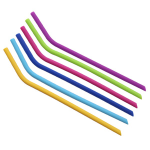 Linh Hoạt Cong Silicone Uống Ống Hút-Tái Sử Dụng Cấp Thực Phẩm Ống Hút Cho Trà Sữa, Nước Trái Cây, Trẻ Em & Bé Tinh Chất Đồ Uống - Product Image 5