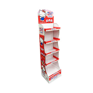 Custom Chocolate Beans Racks Cardboard <strong>Donuts</strong> Paper Floor Shelve <strong>Display</strong> Cardboard Stand <strong>Display</strong> Cardboard for Candy Shop