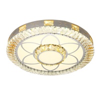 Plafonnier LED en cristal à montage en surface, moderne, minimaliste, luxueux, pour chambre à coucher, salon, télécommande, CRI élevé 90, 220V, nouveau modèle