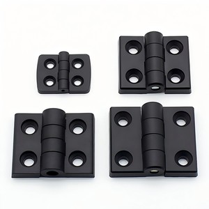 4PCS 50 * 60 * 10MM Nylon Door Hinge Plastic Black Folding Door - View #9
