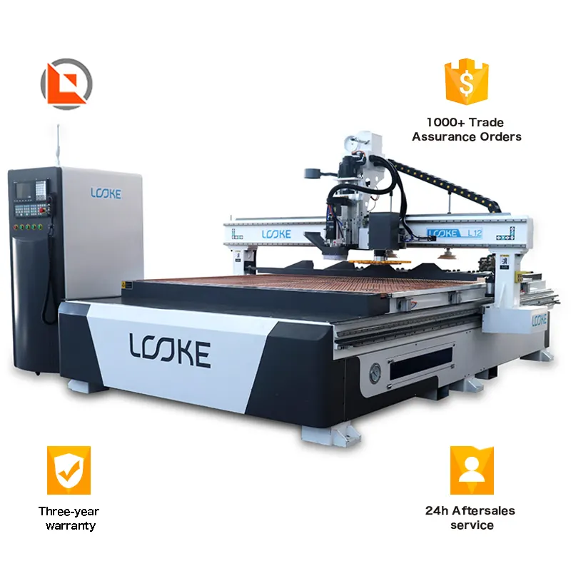 Harga Terbaik Ukuran Besar 1325 1530 2030 2040 3D Disc ATC CNC Router Kayu Akrilik Mesin Ukiran Kayu untuk Harga Mebel