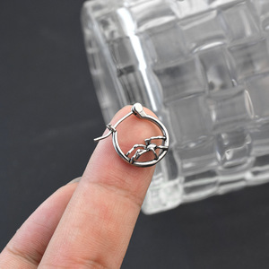 Pendientes de Moda con Diseño de <span class=keywords><strong>Araña</strong></span> para <span class=keywords><strong>Hombre</strong></span> y Mujer, Alta Calidad, Estilo Punk, Acero Inoxidable 316, <span class=keywords><strong>No</strong></span> se Desvanecen, 6442 - Product Image 6