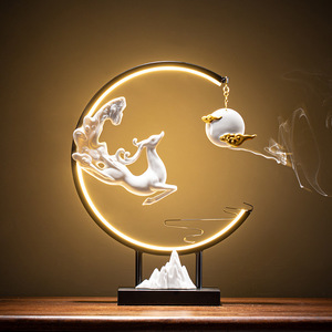 Brûleur d'<span class=keywords><strong>encens</strong></span> <span class=keywords><strong>cascade</strong></span> pour cône d'<span class=keywords><strong>encens</strong></span> et bâtons décoration de la maison ramadan décoration <span class=keywords><strong>bouddha</strong></span> - Product Image 1