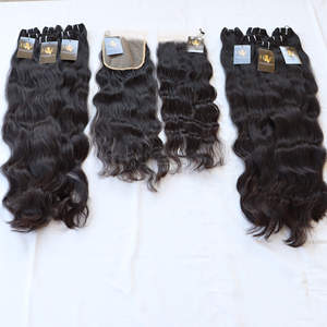 Tissage en lot naturel indien vierge avec fermeture en dentelle Hd 5x5 6x6 - Product Image 1