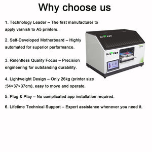 Mini Impresora UV Automática <span class=keywords><strong>de</strong></span> Tamaño A5, Impresora Plana LED <span class=keywords><strong>de</strong></span> 15*20 cm para Carcasas <span class=keywords><strong>de</strong></span> Teléfono Móvil con Nuevo Cabezal <span class=keywords><strong>de</strong></span> Impresión XP600 - Product Image 5