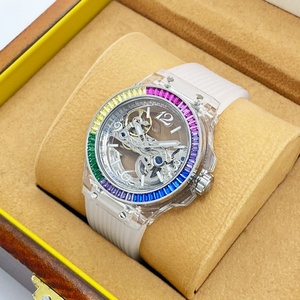 Men's Mechanical Watch Stainless Steel Hollow Design Waterproof Luminous Watch Silicone Strap Pointer Dial <b>Display</b> Wristwatch - Product Image 5