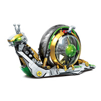 JIESTAR JQ1168 458PCS Ensemble de blocs de construction mécaniques en forme d'escargot, modèle MOC, jouet technique en plastique, cadeau moderne pour les fêtes