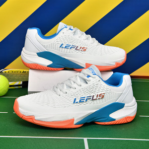 Chaussures <span class=keywords><strong>de</strong></span> badminton en maille respirante pour hommes et femmes, chaussures d'entraînement <span class=keywords><strong>de</strong></span> tennis, chaussures <span class=keywords><strong>de</strong></span> padel en caoutchouc absorbant les chocs - Product Image 1