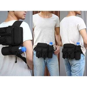 Marsupio Sportivo Unisex AYPPRO con Chiusura a Cerniera, Cintura Staccabile, Porta Bottiglia d'Acqua, Impermeabile - Product Image 2