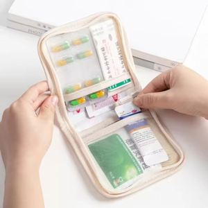 <b>Mini</b> Medical <b>Pouch</b> Small Cosmetic Bag Travel Organizer Makeup Bag Coin Purse Lipstick Storage <b>Pouch</b> Purse - Product Image 3