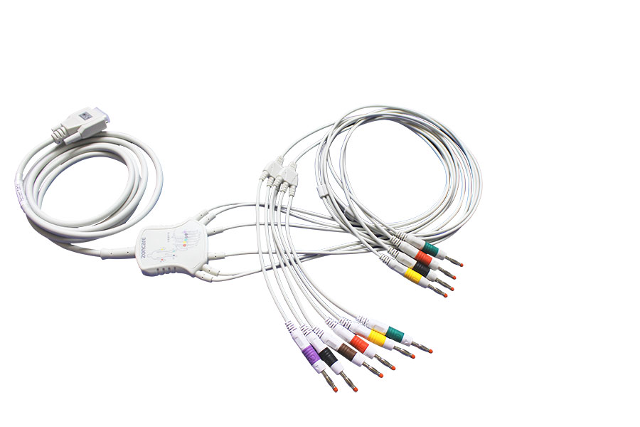 Equipo médico de alta resolución de 19 pulgadas para diagnóstico de infarto de miocardio máquina de ECG de 18 canales