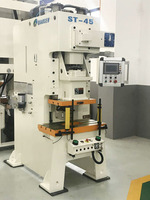 Presse à poinçonner pneumatique à simple manivelle ST-45 de 45 tonnes, machine de découpe de métaux à grande vitesse pour ligne de production de matrices progressives