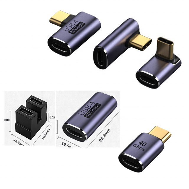 New Trending PD100W USB 4 Type C Adapter 40Gbps 8K for Thunderbolt 3 Compatible with MacPro/Mac Mini/IMac/imac Pro Brand New