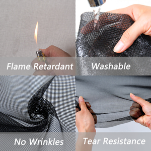 Modern Design Anti-Mosquito Fly Mesh Window Fly <strong>Net</strong> Easy Install Clean Fiberglass Stiff <strong>Insect</strong> Screen Dust Protection Universal - Product Image 3