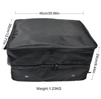 Sac de rangement pliable et ventilé pour chaussures de golf, personnalisable en gros, avec poche, accessoire de voyage de golf de marque OEM