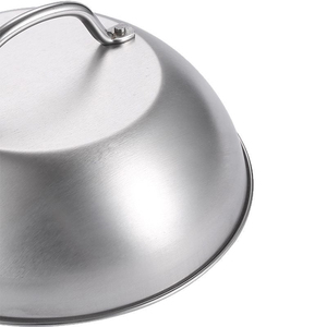 Cúpula de Acero Inoxidable de Alta Resistencia para Derretir Queso, Cubierta Redonda para Cocinar al Vapor en Planchas y Parrillas - Product Image 4