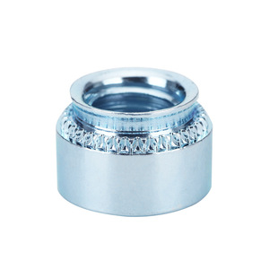 Tuerca de Presión Redonda Bright Chi M2 M3 M4 M5 M6 M8 M10 M12, Acero al Carbono Galvanizado Grado A PEM-S, para la Industria de la Construcción - Product Image 1