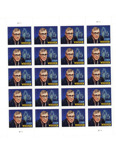 2017LOVE 2024 John Wooden US Sellos Mail 5 Fogli da 100 Pezzi Adatti per Regali, Collezionismo e Decorazione - Product Image 3