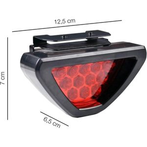 ไฟท้าย LED - ไฟรถยนต์แบบมีเอฟเฟกต์, กันน้ำ, วัสดุ ABS สีดำ, ยี่ห้อ Simoni Racing - Product Image 5