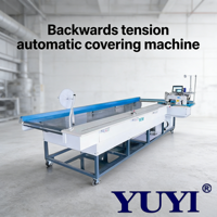Machine à ourler les tissus entièrement automatique YUYI, tête de couture contrôlée par PLC, tension arrière, ourlage des bords, doublure, garantie 1 an