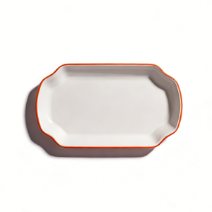 Bandeja de Servir de Melamina Irrompible y Reutilizable, Plato Apto para Lavavajillas, Platos y Utensilios de Servir de Melamina - Product Image 1