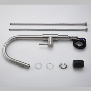Mangueras flexibles <span class=keywords><strong>de</strong></span> agua caliente y fría para grifo extraíble <span class=keywords><strong>de</strong></span> un solo Mango, para <span class=keywords><strong>fregadero</strong></span> <span class=keywords><strong>de</strong></span> cocina, <span class=keywords><strong>de</strong></span> acero inoxidable 304, moderno y contemporáneo - Product Image 5