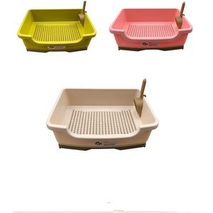 Kaninchen-Katzenklo mit Schublade, <span class=keywords><strong>3</strong></span>-stöckige Katzenstreu-Siebbox, 2 Schalen, klassisches großes Reinigungs-Katzenklo mit Schubladendesign - Product Image 5