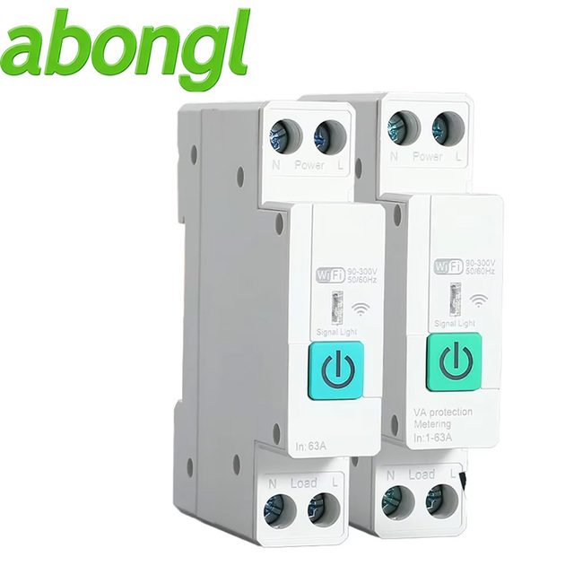 Smart MCB Miniature Circuit Breaker Wifi Mobile Remote Control Wireless Timer Remote Switch Tuya Mijia App Din Rail Mounting
