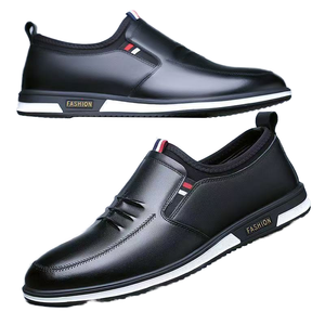 Chaussures décontractées pour hommes en similicuir, style mocassins, respirantes, à enfiler, printemps-été, prix bas, vente en gros, directement de l'usine - Product Image 1
