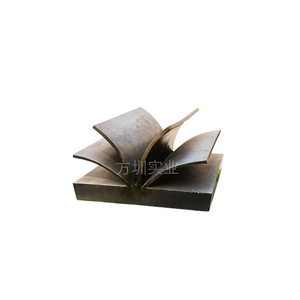 Escultura de Libro de Resina, Diseño Geométrico Abstracto, Decoración Moderna para Exteriores, para Pisos, Escuelas y Campus - Product Image 5