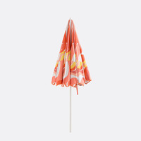 Parasol de plage et de patio portable avec chaise, personnalisable avec logo, à baleines en fibre de verre, inclinaison réglable, pare-soleil et coupe-vent, idéal pour pique-nique, vente en gros