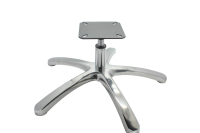 Accessoires modernes de sofa de patron d'alliage d'aluminium de base de chaise pivotante cinq étoiles pour des meubles de chambre à coucher de salon