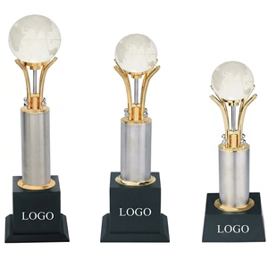 Elegant Office Die Casting Metal Statue Graceful Lady Dial Shape Corporate/Geometric Theme Professional Workspace Laser Engraved - Product Image 1