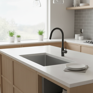 [BAEKJO] EUROPEAN BS584 Noise Reducing <b>Kitchen</b> <b>Sink</b> with Sound Absorbing Structure for Quiet Washing - Product Image 3