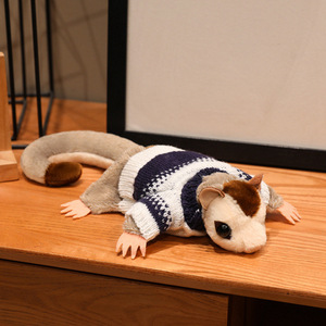 Juguete de Peluche de Simulación de una <span class=keywords><strong>Criatura</strong></span> Tipo Canguro, Figura Magnética de Possum, Pequeño Juguete de Peluche Magnético de Ardilla Voladora - Product Image 5
