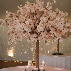 Bàn Đám Cưới Trung Tâm Nhân Tạo Cây Anh Đào Khóc Cây Anh Đào Trắng Cây Anh Đào Cho Đảng Bảng Trung Tâm Trang Trí Đám Cưới - Product Image 3