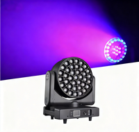 Lampe frontale mobile professionnelle B-eye RGBW 37 pièces zoom LED éclairage de scène lampe mobile Clay Parker DMX512 contrôle