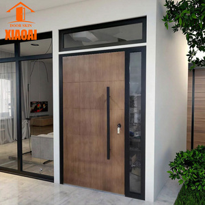 Porte d'Ingresso di Lusso <span class=keywords><strong>in</strong></span> Legno Massello Stile Americano con <span class=keywords><strong>Vetro</strong></span>, Moderne per Esterni e Interni di Case Contemporanee - Product Image 3