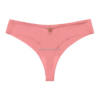 2025 nouvelles femmes sous-vêtements confortable taille basse doux mince anneau rond sans trace sans couture tongs femmes