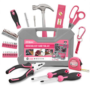 Hi-Spec 42-Piece Household Hand <b>Tool</b> Kit Carbon Steel Multi-Functional Home Repair <b>Tools</b> Set With Storage Case - Product Image 3
