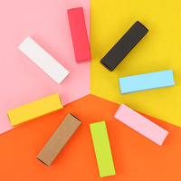 Boîte en carton colorée pour baume à lèvres, rouge à lèvres, flacon d'huile essentielle, emballage cosmétique, boîte en papier