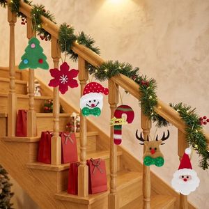 Set <span class=keywords><strong>di</strong></span> Ornamenti Natalizi in Feltro <span class=keywords><strong>di</strong></span> Alta Qualità, Decorazioni per Albero <span class=keywords><strong>di</strong></span> <span class=keywords><strong>Natale</strong></span> Non Rompibili in Tessuto per Aula, Asilo e Casa - Product Image 4
