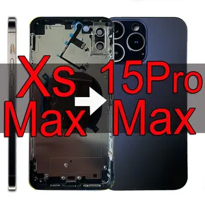Boîtiers pour <span class=keywords><strong>iPhone</strong></span> XS <span class=keywords><strong>Max</strong></span> Similaires aux modèles 15 et 16 <span class=keywords><strong>Pro</strong></span> <span class=keywords><strong>Max</strong></span>, Kits de remplacement de châssis arrière DIY pour XS <span class=keywords><strong>Max</strong></span> (compatible avec les modèles 15 et 16 <span class=keywords><strong>Pro</strong></span> <span class=keywords><strong>Max</strong></span>) - Product Image 2